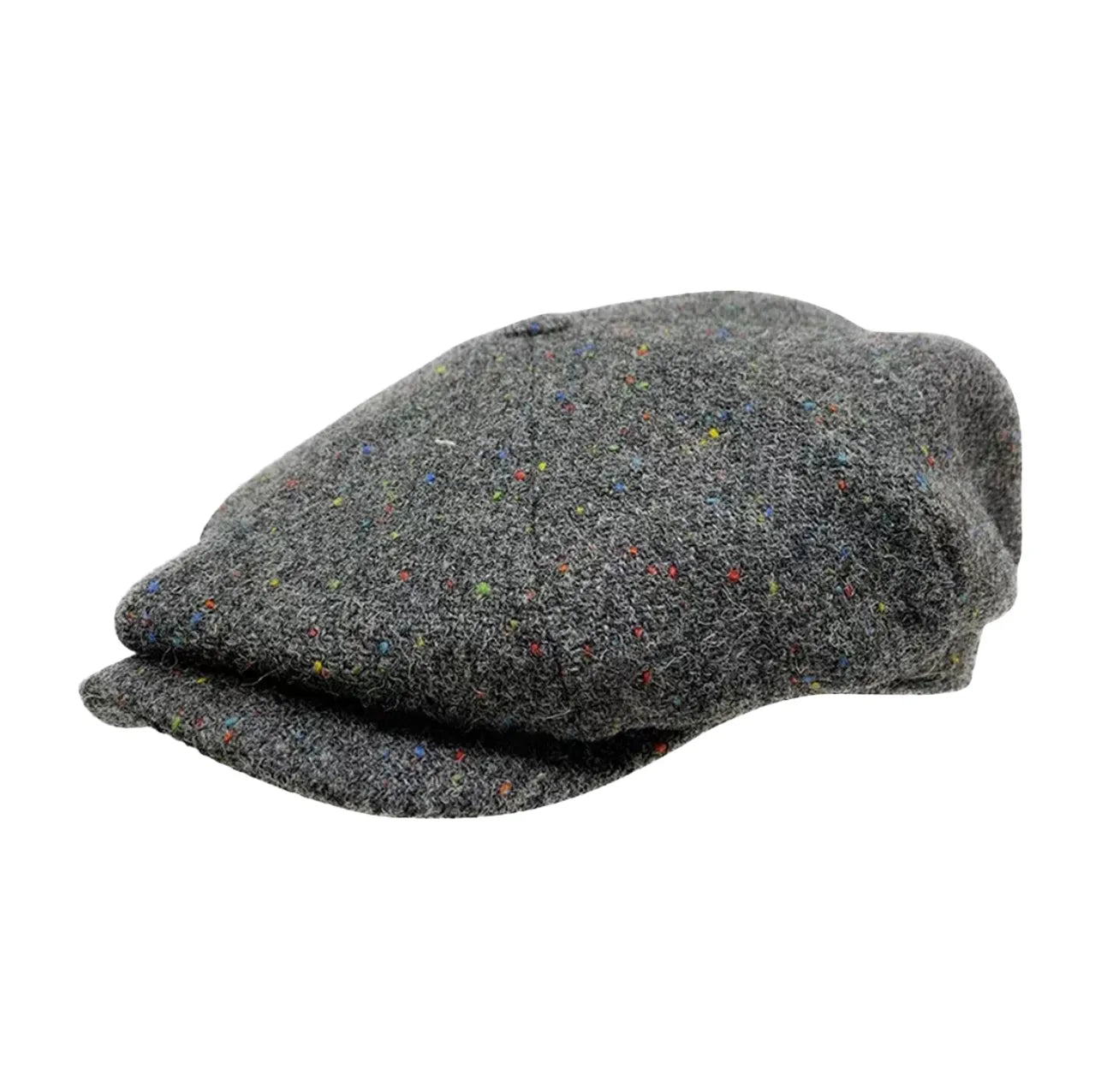 Speckled Harris Tweed 'Brooklyn' Newsboy Cap